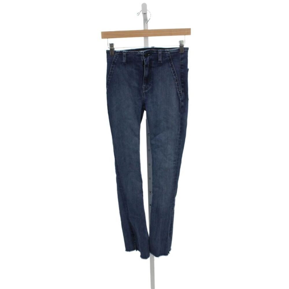 We The Free Womens Skinny High Rise Blue Cotton Blend Jeans Size 25